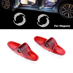 2PCS For Renault Megane 2011 Car Styling Door Welcome Lights LED Ghost Shadow Laser Projector Courtesy Lamp Auto Decor Accessory