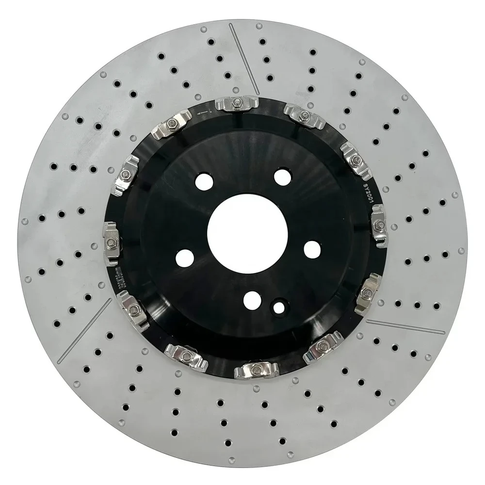 

2 Pieces Rotor Full Float Front Brake Disc for Mercedes Benz AMG GT S OE A2304211212 390x36MM