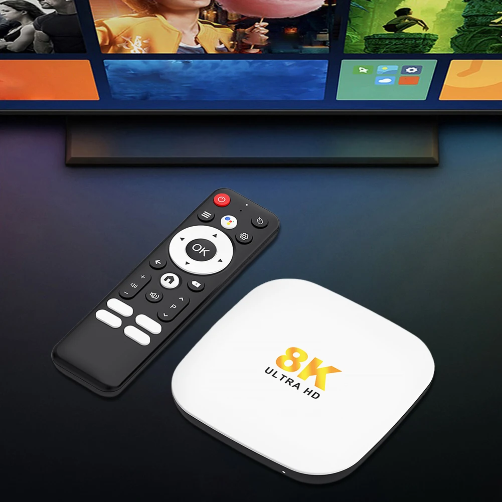 TV Box H96max M2 PLUS Android 14.0 Smart RK3528 Wifi6 BT5.4 8K Google Assistant Media Player مع جهاز التحكم عن بعد Set Top Box Android Box #1