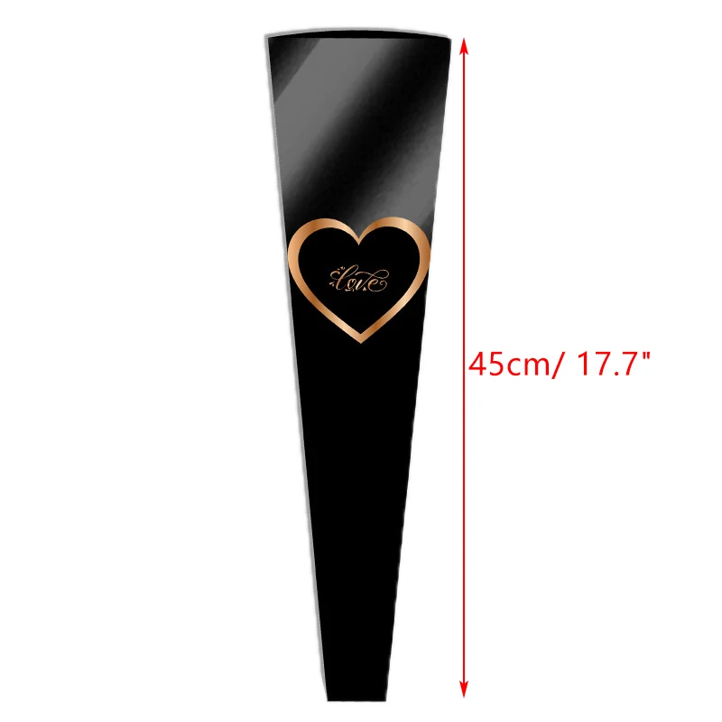 30Pcs Single Bouquet Flower Wrapping Paper Transparent Cellophane Gift Packaging Bag Wedding Birthday Party Florist Packing Bags