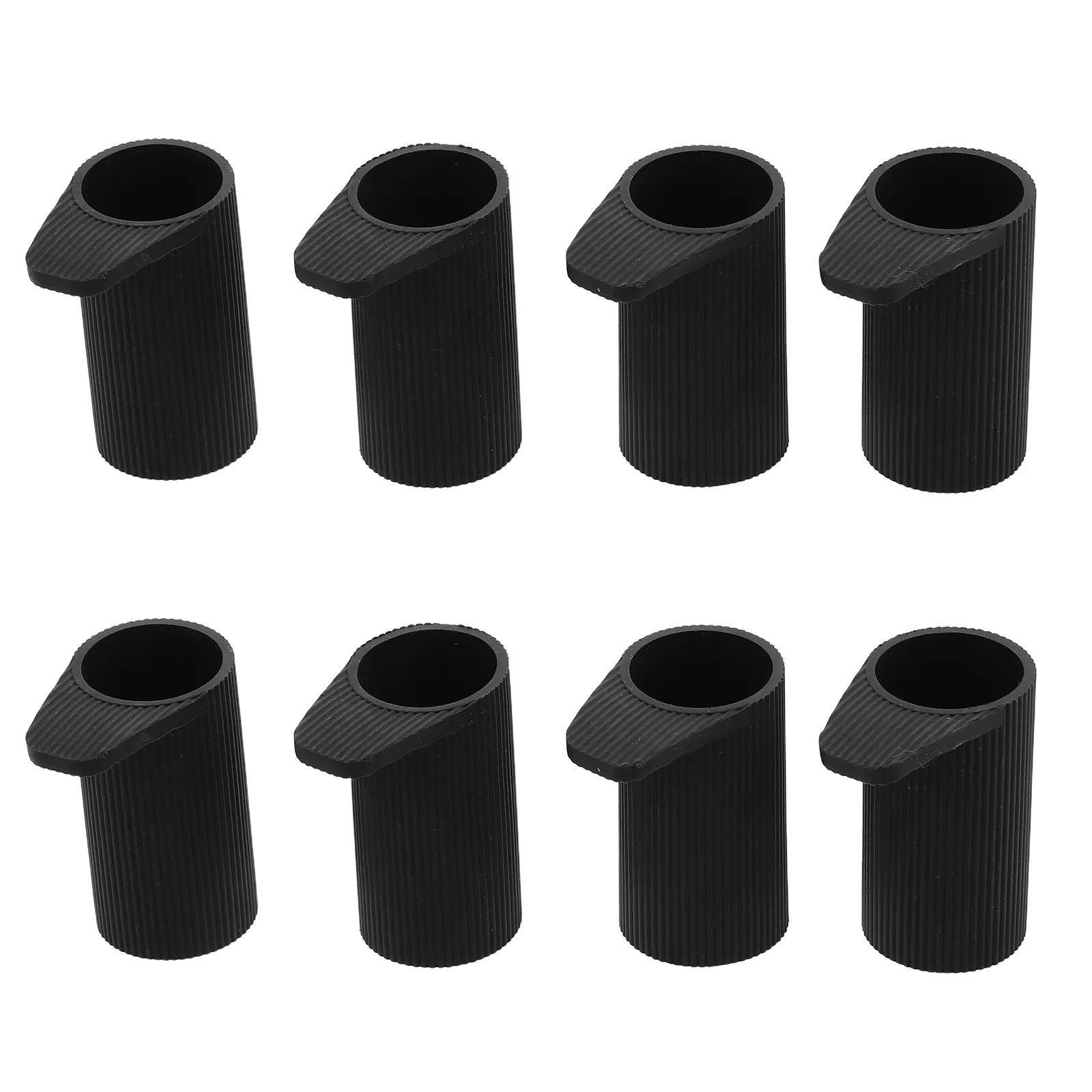 8Pcs Keyboard Stand Feet Covers Non-Slip Scratch-Resistant Plastic Leg Caps for Digital Piano Stand Noise-Reducing Floor