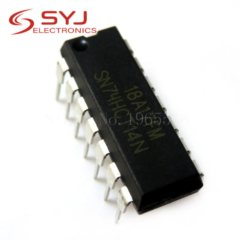 10pcs/lot SN74HCT14N DIP14 SN74HCT14 74HCT14 DIP-14 74HCT14N DIP In Stock