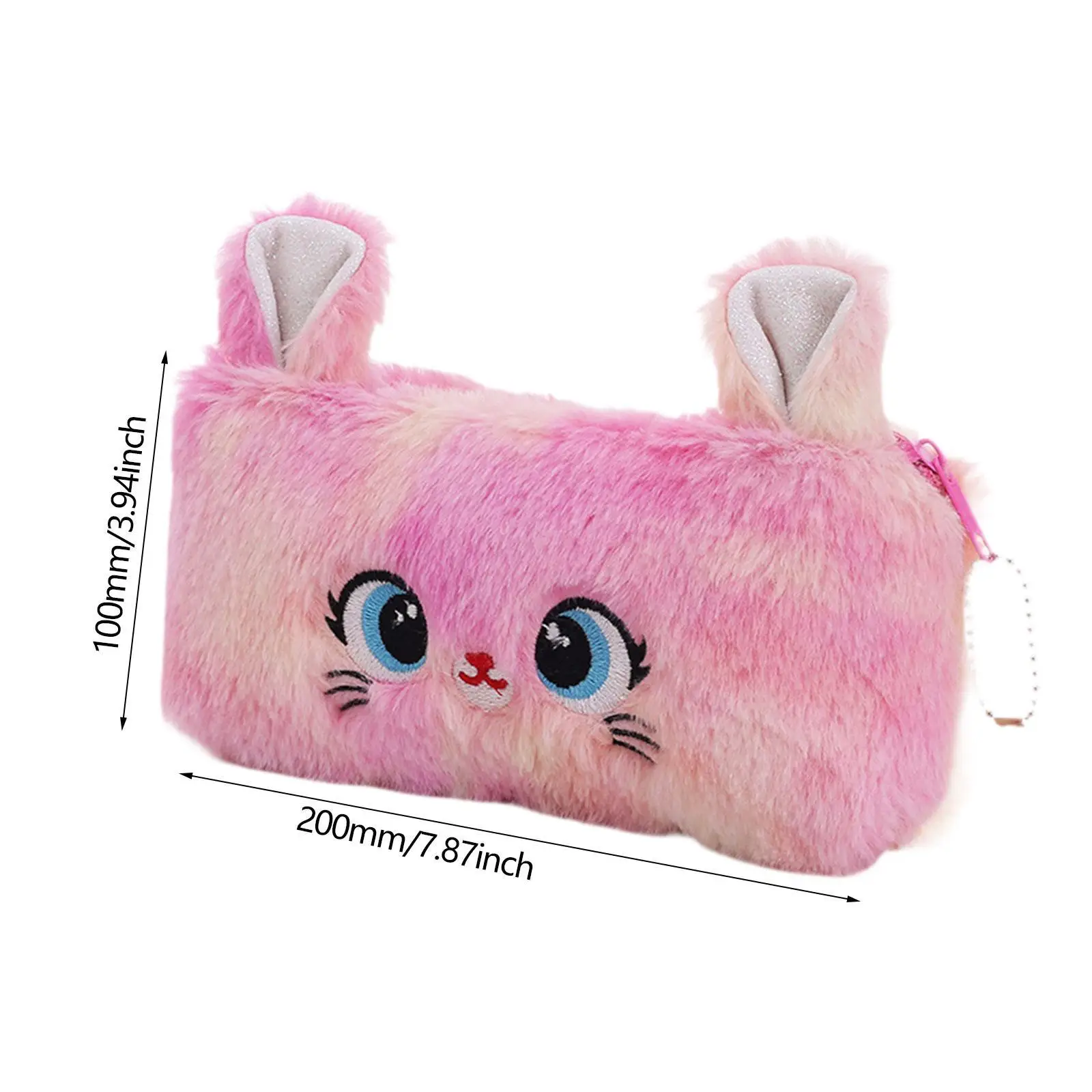 مقلمة بسحاب للإغلاق لطيفة، حقيبة مستحضرات تجميل خفيفة الوزن وحامل أقلام رصاص، حقيبة للمنزل، أعمال سفر للفنانين، مستلزمات #6