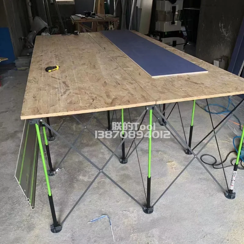 Multifunctional Folding Workbench 6 Legs 9 Legs 12 Legs Portable Telescopic Woodworking Home Improvement Work Bracket