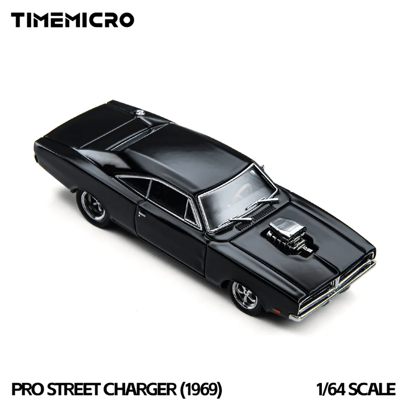 予約販売期間：micro-×-psc-design-1-64-1969年式-プロ・ストリート・チャージャー-ダイキャスト製ミニカー-プレゼントに最適
