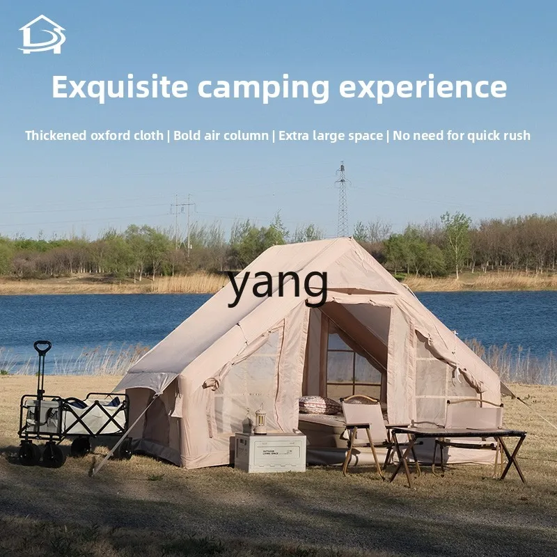 LMM Outdoor Inflatable Tent Overnight Large Space Camp Starry Sky Camping Camping Equipment