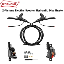 DYISLAND LD210 Electirc Scooter Hydraulic Disc Brake 2PIN Power Off E-Scooter Brake for Kukirin KUGOO Dualtron Kaabo Mantis