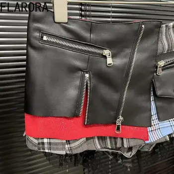 原宿風百褶裙 學院風子裙 迷你可愛日式製服 女士短裙 6 最佳銷售 格子裙 - №4