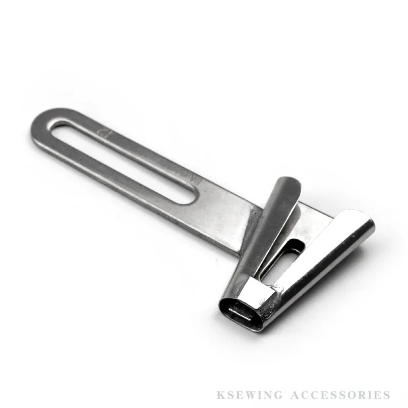 F342 Belt (Pant) Loop Folder Attachment Fit Double Needle Coverstitch / Chainstitch Sewing Machine KANSAI 2000C DY406 6 Size