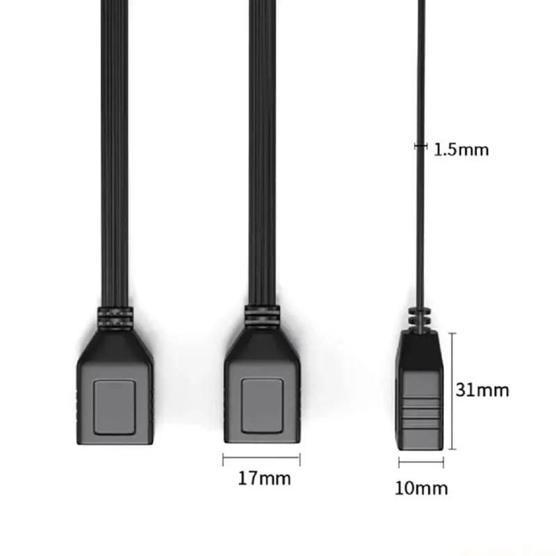 

F62C Прямоугольный удлинительный кабель USB2.0 между мужчинами и женщинами для зарядки передачи данных
