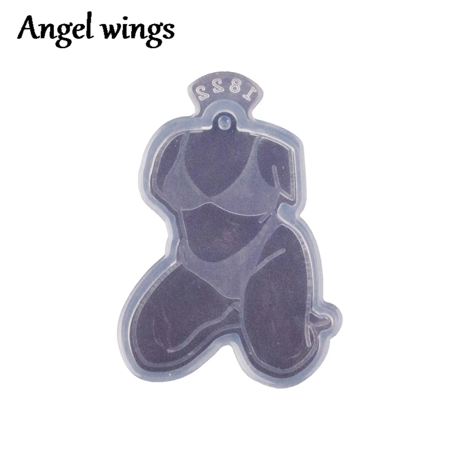 DY1787 Virgin Bone Resin Epoxy Silicone Princess Molds Sexy Woman Keychain Crafting Mold Chocolate Fondant Sugarcraft Molds