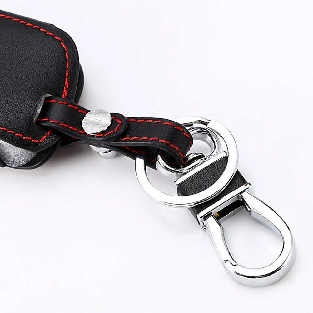 

Key Case Cover For A63 Remote Scratch Protection Durable Key Case Keychain Wallet Brown Thread