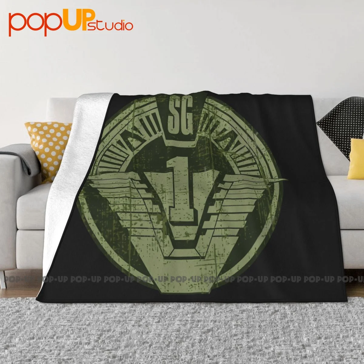 Stargate Sg1 Blanket Thick Flannel High-Grade Couch Blanket Home Decotation