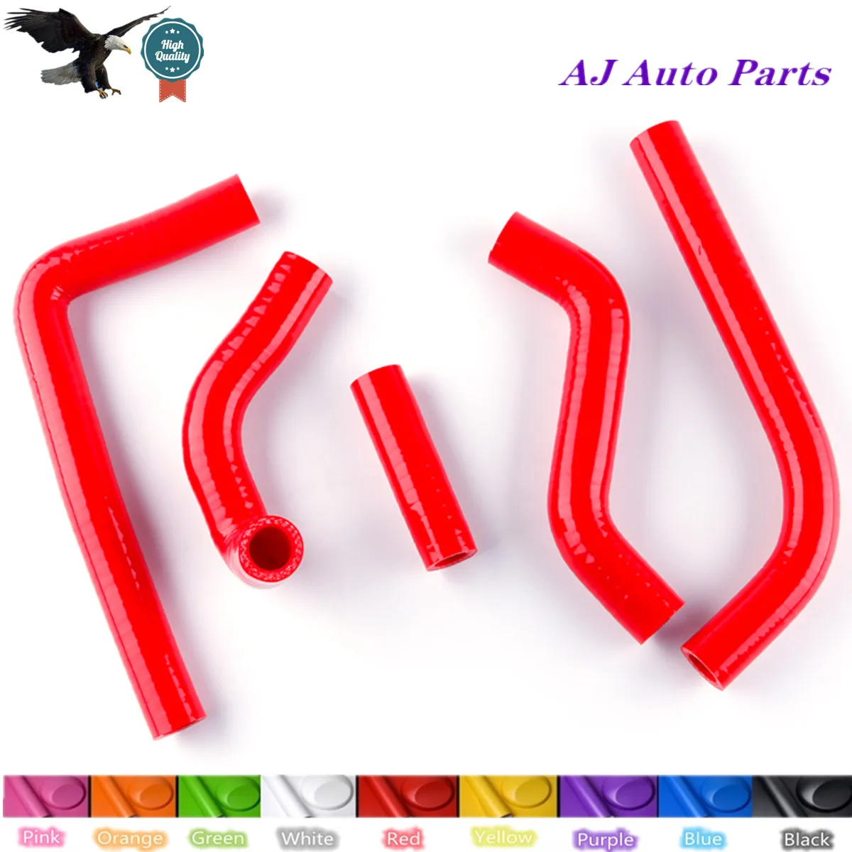 FOR SUZUKI RMZ 450 2008 2009 2010 2011 2012 2013 2014 SILICONE RADIATOR HOSE KIT （3 -PLY Hose ）