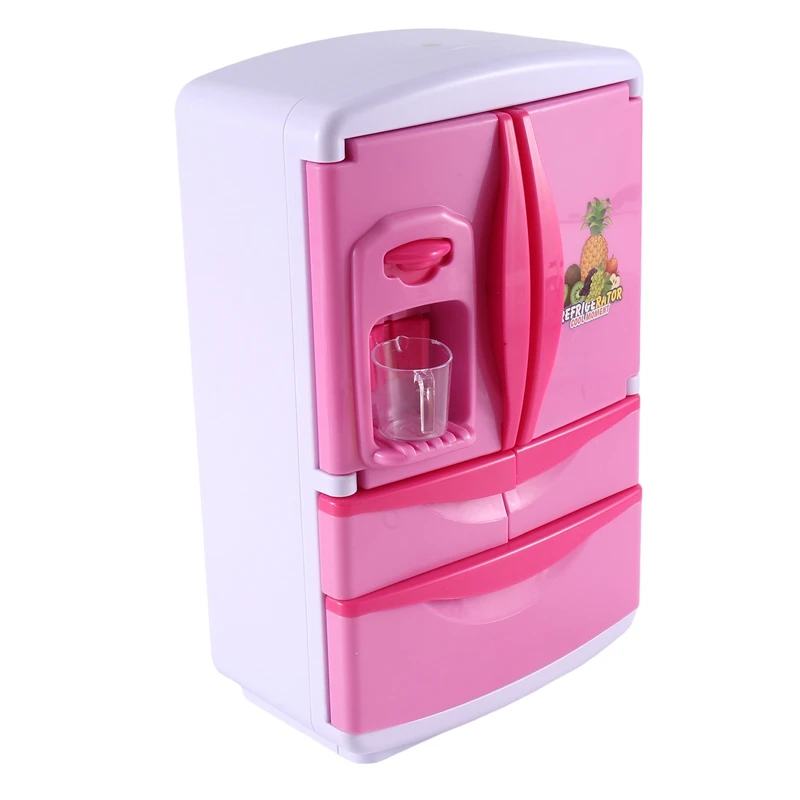 Yh218-1 Simulation Refrigerator Toy Children's Small Home Appliances Toys Boys And Girls Set Music With Lights