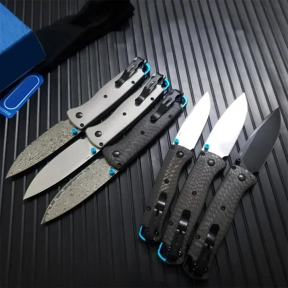 6 Models BM 533/535 Bugout Folding Knife S90V Blade Carbon Fiber Handles Camping Hunting EDC Knives for Men Women Gift