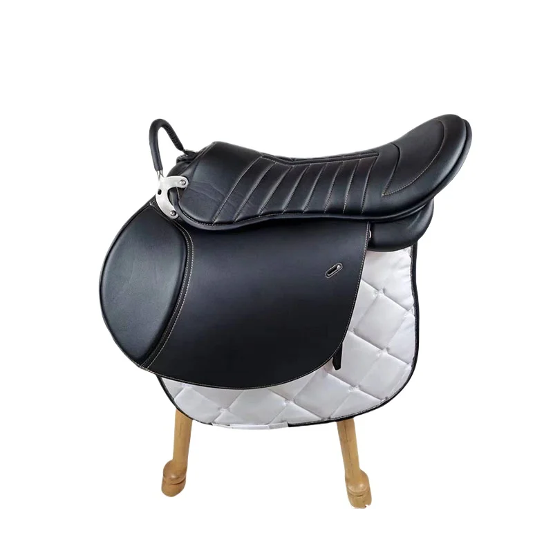 

Double Couple Saddle Big Saddle Teaching Saddle Wild Riding Endurance Double Belly Strap Full Set of Accessories Children's Teac
