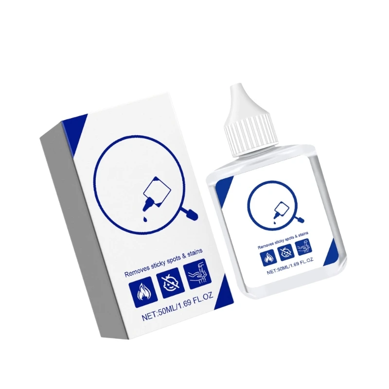 Adhesivos para automóviles, agente limpiador pegamentos, eliminación segura, herramienta limpiadora multiusos 50ml