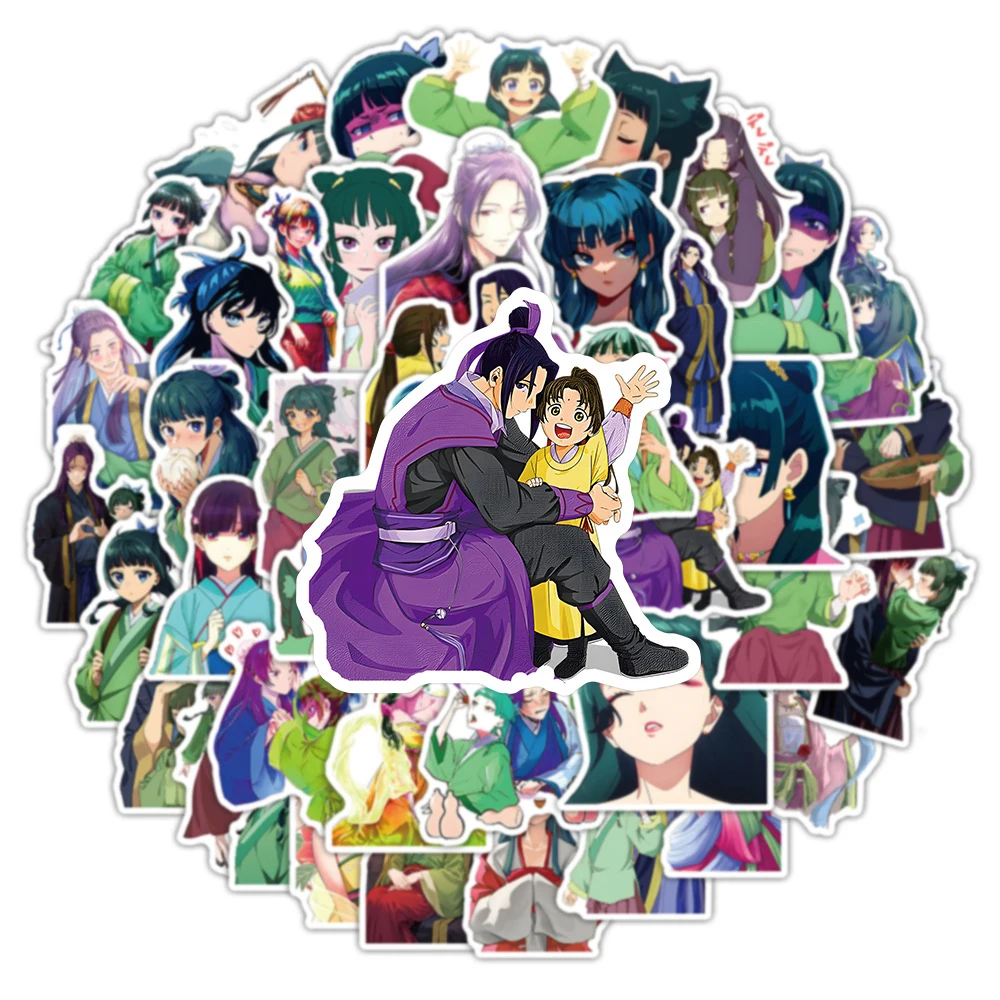 10/30/50 Stück Maomao Apothecary Diaries Anime-Aufkleber Jinshi Cartoon-Aufkleber Spielzeug Wasserdicht DIY Laptop Koffer Auto Coole Aufkleber