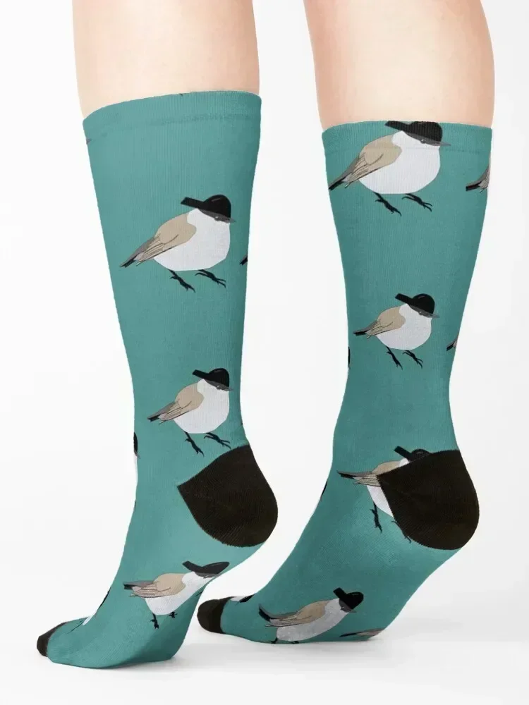 Blackcap' - A Derpy Bird Design Socks heated sports and leisure Christmas designer Men Socks Luxury Brand Women's