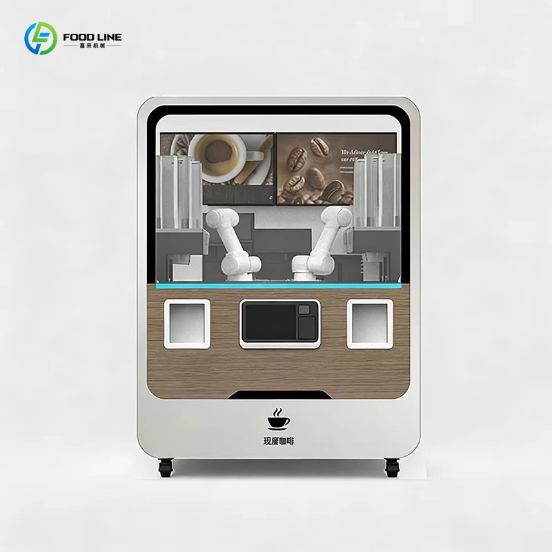 Customized 24-hour automatic coffee sales collaborative robot two-armed coffee robot