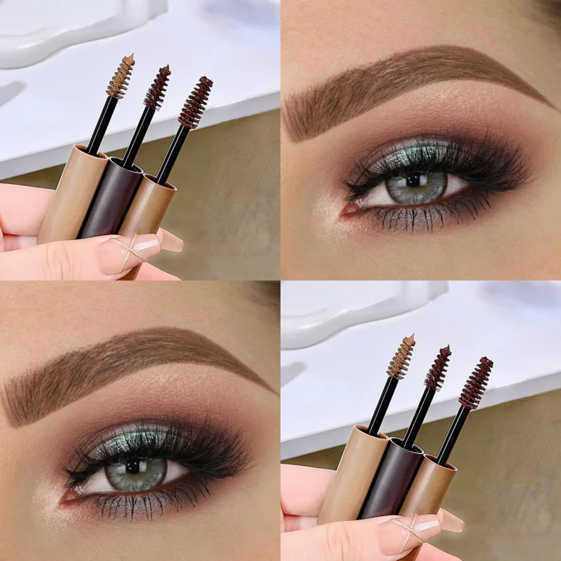 1PC Waterproof Eyebrows, Precise Application, Gentle and Light Texture, Eyebrow Cream with Brush, Mother's Day Gift