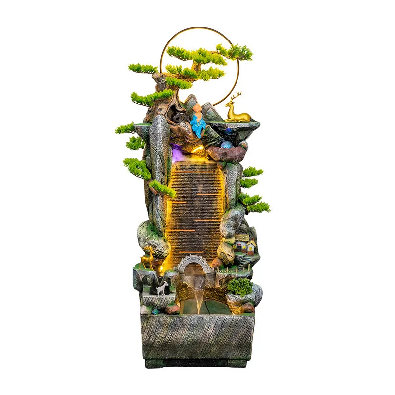 Rockery water fountain living room circulation water feature decoration office ornament