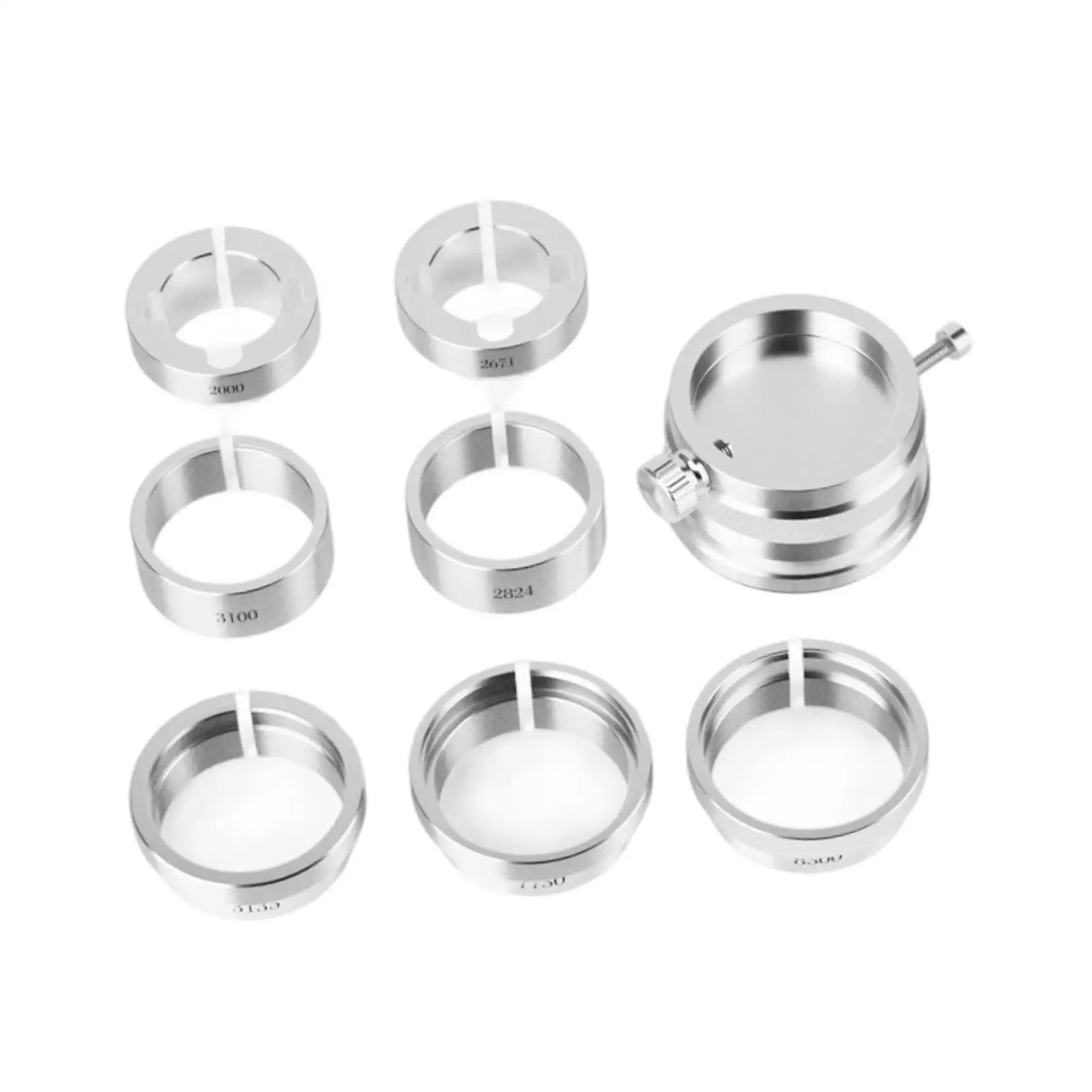 8x Watch Movement Holder Kit Multifunction Fixing Base for 2671 3135 2000