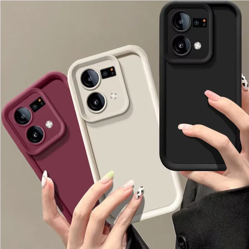 For OPPO Reno7 4G Case Reno 7 4G Phone Case OPPO Reno7 4G CPH2363 Anti Fall Protection Luxury Candy Matte Soft Cover