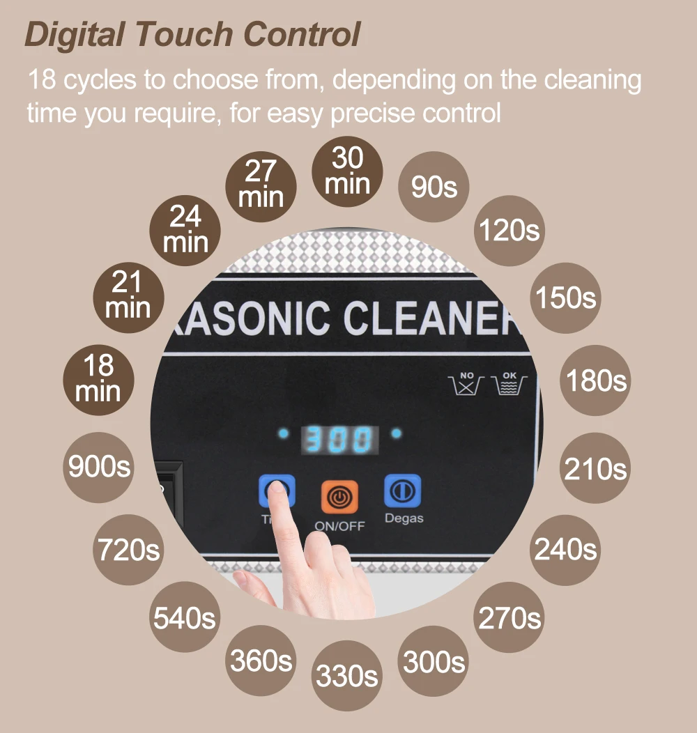 35w 60w Ultrasonic Bath 800ml 900ml Ultra Sonic Cleaner Washing Jewelry Dental Ultrasonic Cleaning Machine High Frequency 40khz