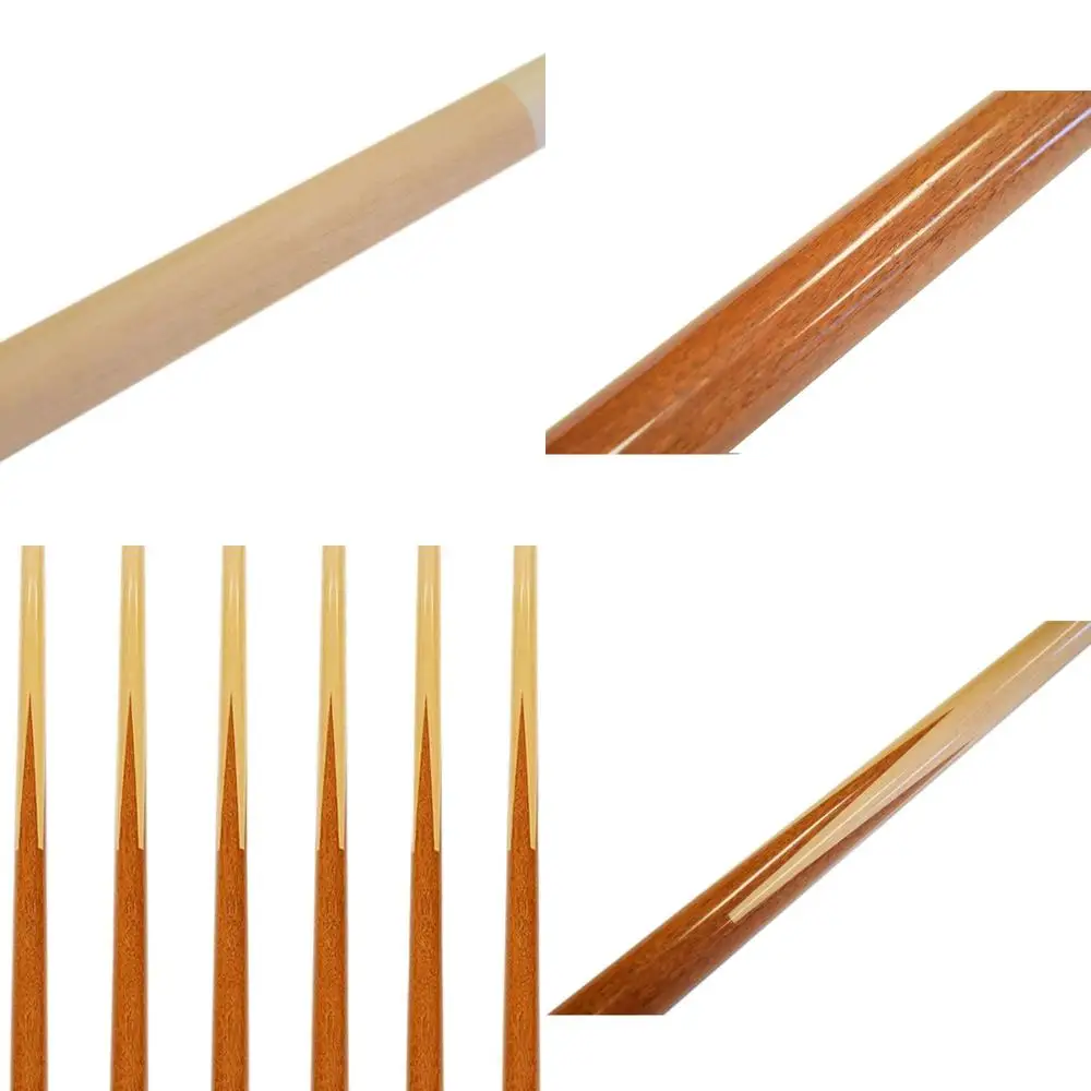 

HAN'S DELTA 6-Piece Pool Cue Set with 36, 42, 48, and 57 Lengths - Authentic 4-Prong Bar Billiard Sticks