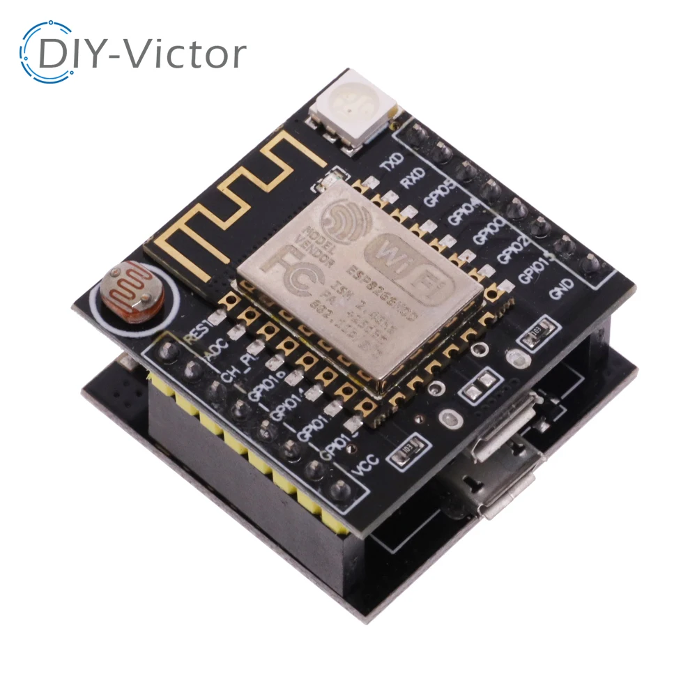 ESP8266 ESP-12F Serial WIFI Witty Cloud Development Board CH340G Module MINI NodeMCU For Arduino LDR WS2812 LED CH340 DIY KIT