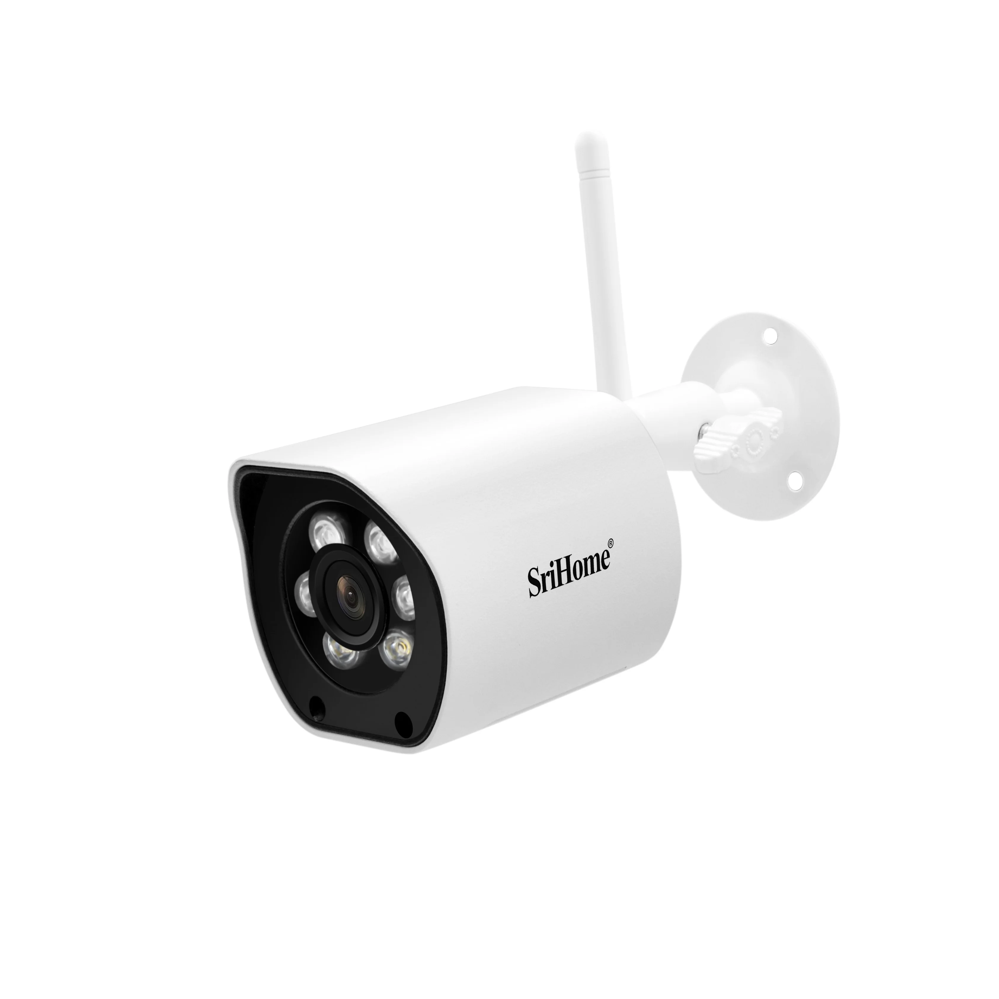 Srihome SH034C 5MP  Dual Screen Display 2.4G&5G Daul Band WIFI IP Bullet Camera Onvif H.265 Intercom Home Security Baby Monitor