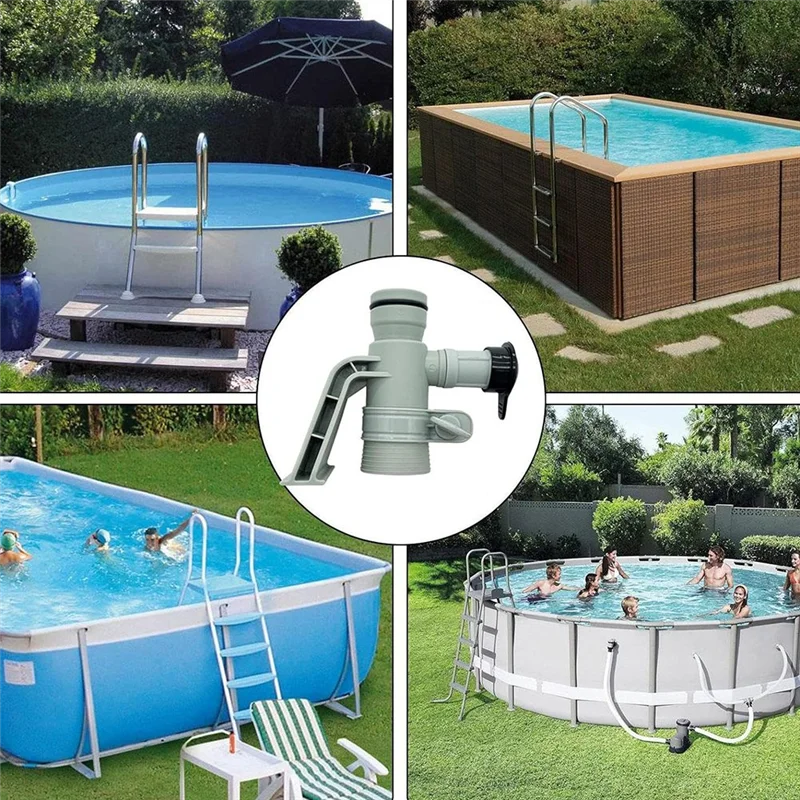 Adaptateur de tuyau de piscine 637R 12363, Valve à piston réglable, accessoires de piscine, Valve à piston