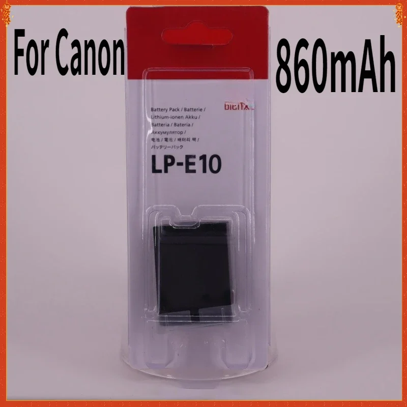 LP-E10 860mAh LPE10 Camera Battery For Canon 1100D 1200D 1300D 1500D 3000D KISS X50 X70 X80 EOS Rebel T5 T6 T7 LC-E10C Charger