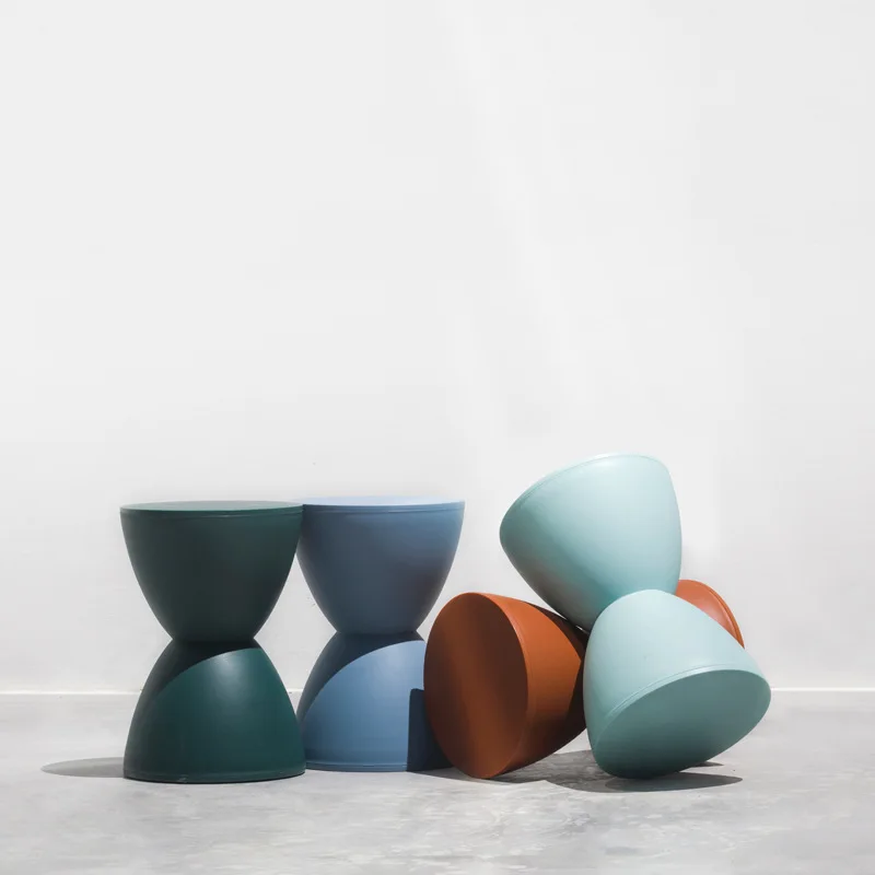 Thickened plastic stool