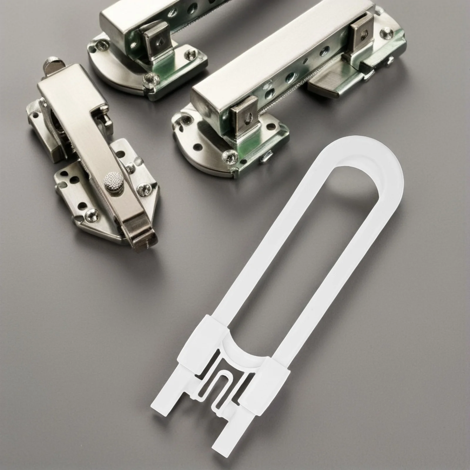 

6Pcs Child Safety Cabinet Locks Baby Proofing U-Shaped Adjustable Latches for Drawers Cupboards Doors Kitchen Childproof