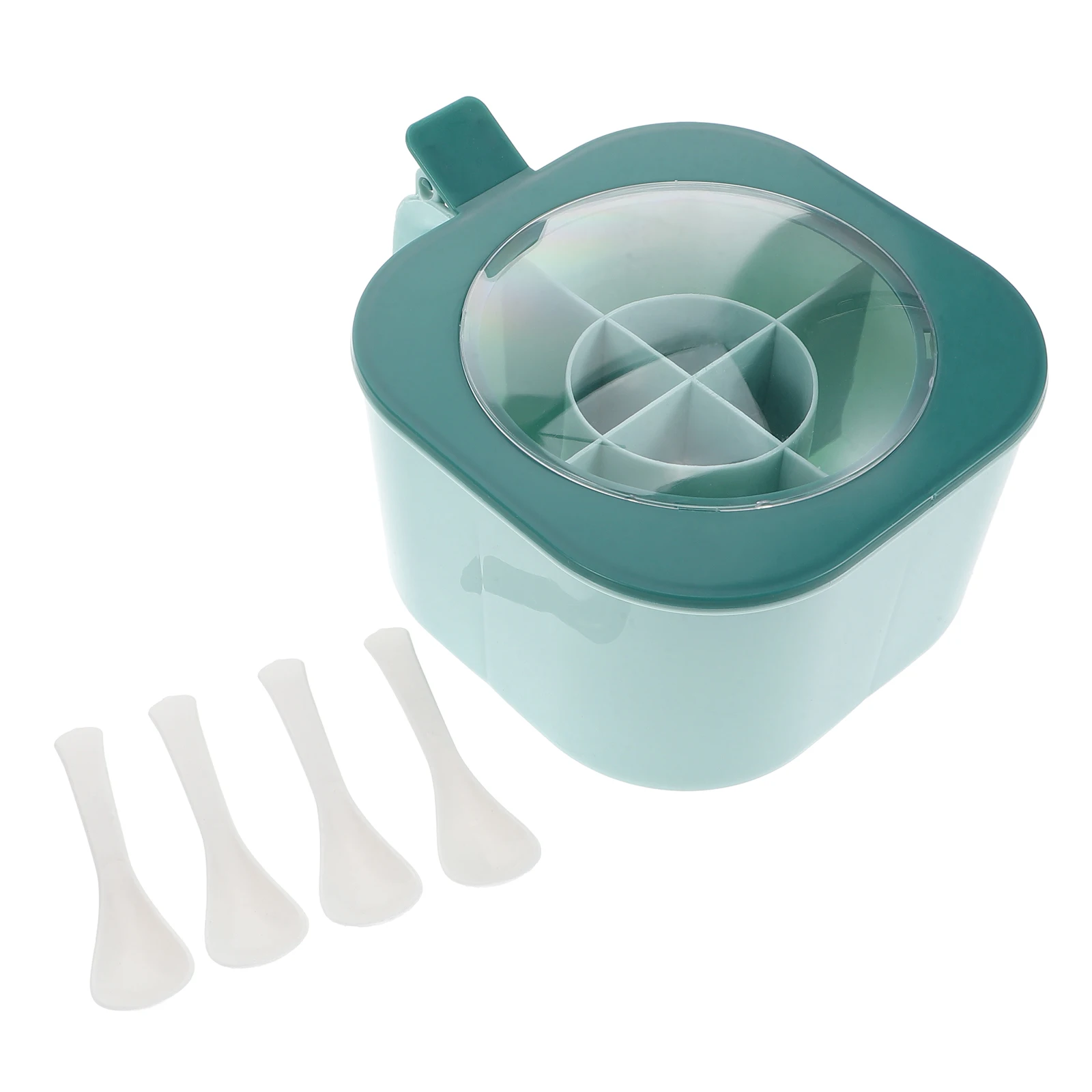 

1Set Seasoning Box Premium Divided Spice Container with Airtight Lid Multi-Function Kitchen Supply for Pepper Cinnamon