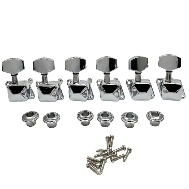6lots Guitar Replacement Tuning Pegs Guitar Tuning Knobs Tuner Machine Head Electric Guitar Chord Knob for Accurate Adjustments