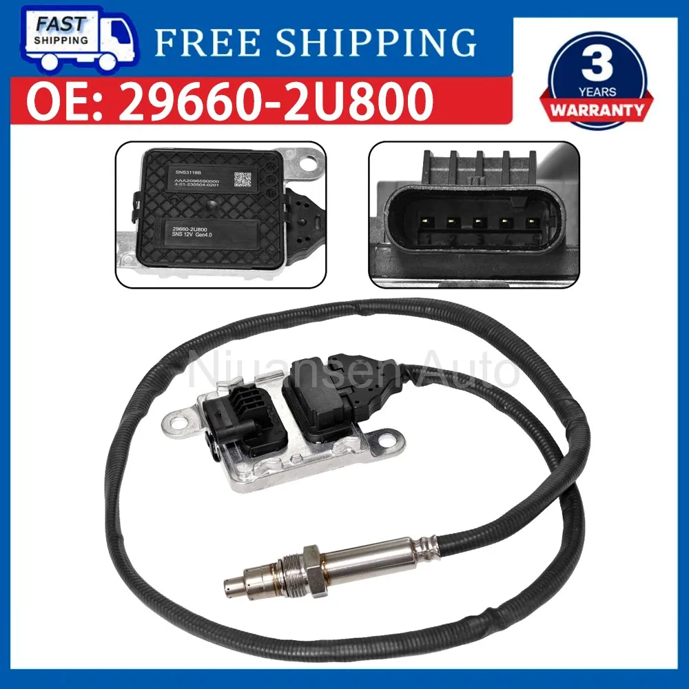 

NOx For NGK Probe 29660-2U800 For HYUNDAI TUCSON MK4 1.6DIESEL 2020-2023 Nitrogen Oxide Sensor SNS3116B AAA2096590000