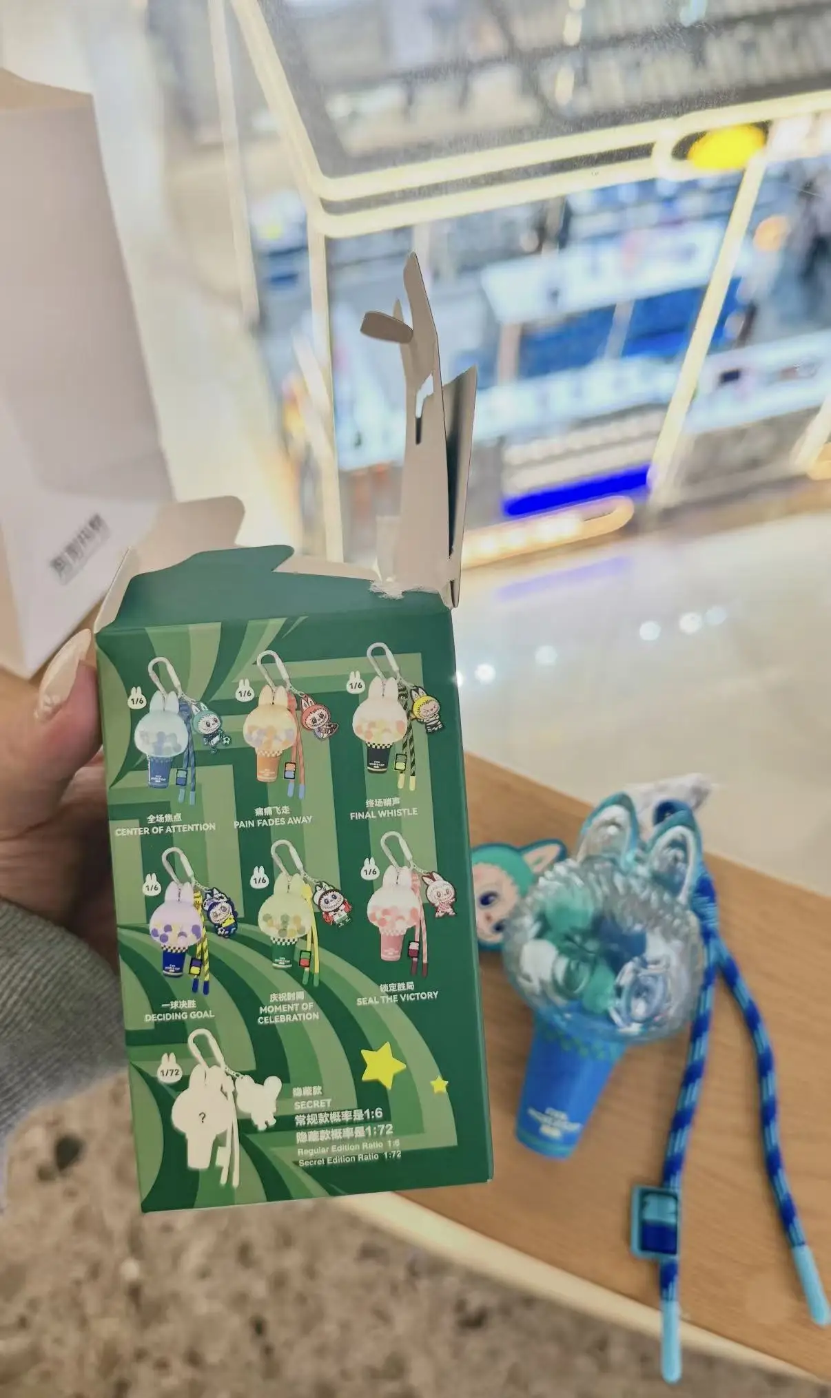 POPMART Labubu Monsters FIFA Series Kawaii Anime Action Figure Blind Box Toy Surprise Mystery Doll for Girls