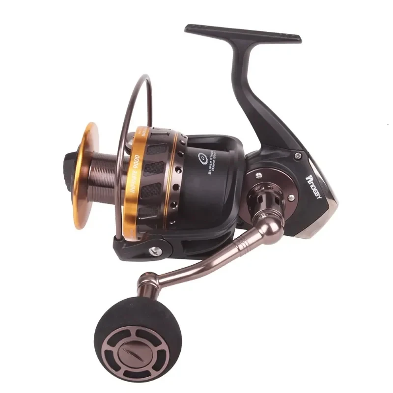 Noeby 0kg Drag Power Big Game Full Metal Spinning Reel
