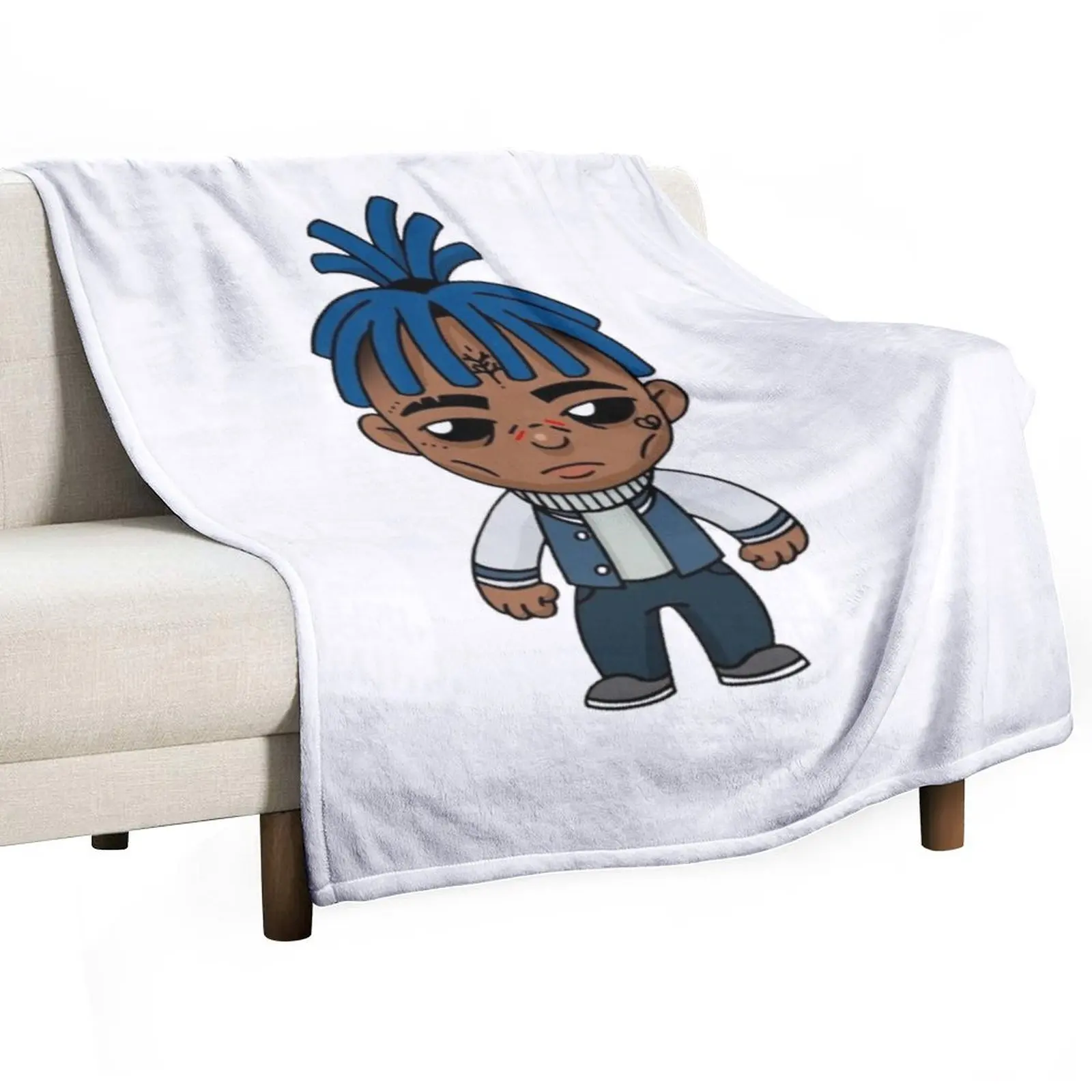 xxxtentation draw cartoon rip Throw Blanket For Decorative Sofa Shaggy halloween Warm Blankets