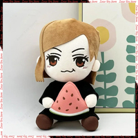 24cm Jujutsu Kaisen Plush Toys Anime figure Kugisaki Nobara Watermelon Sitting Taito Soft Stuffed Dolls Cartoon Decor Toy Gift