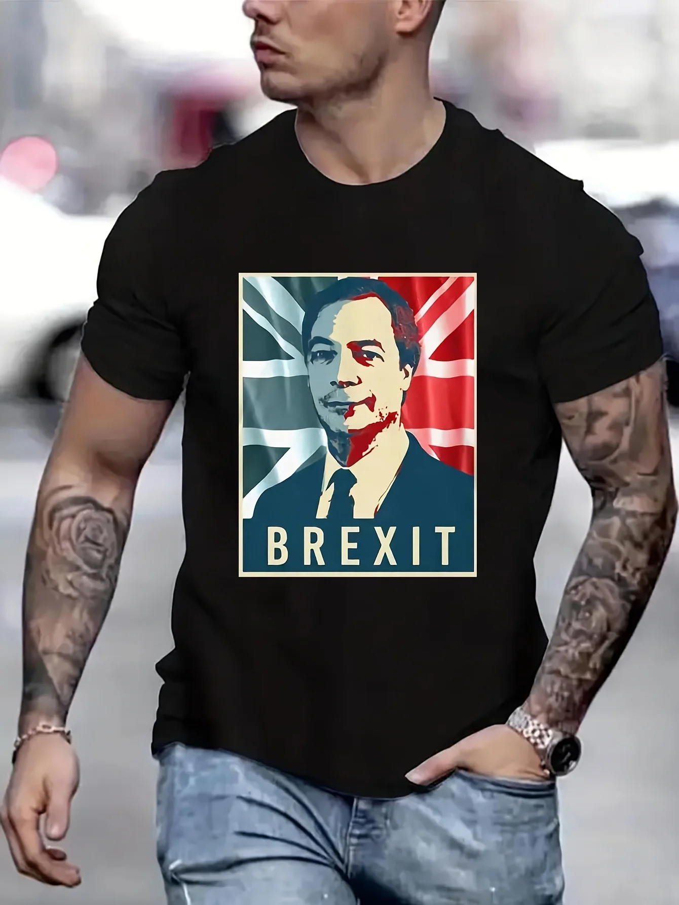 

Nigel Farage Cotton Men's T-Shirts Streetwear Men Clothes Men A Man's Gift High End Men's Clothing B5024487