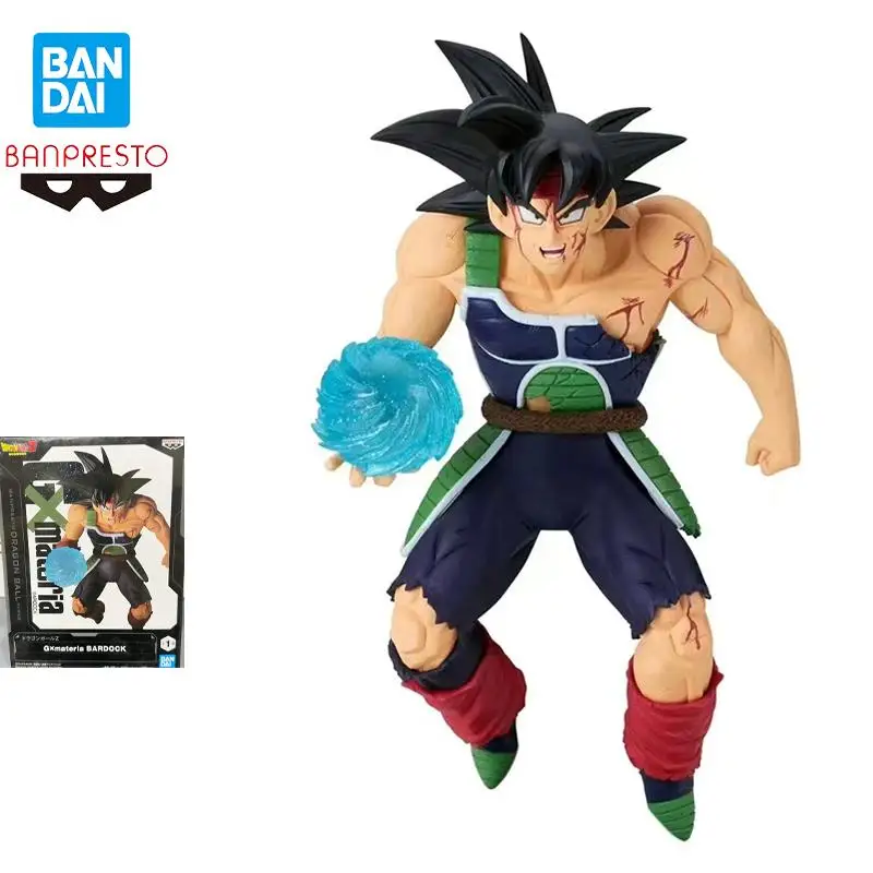 Bandai Banpresto Dragon Ball Z G Materia Burdock Anime modelo de figuras de acción Original Anime juguete forma de batalla regalo 14Cm recoger