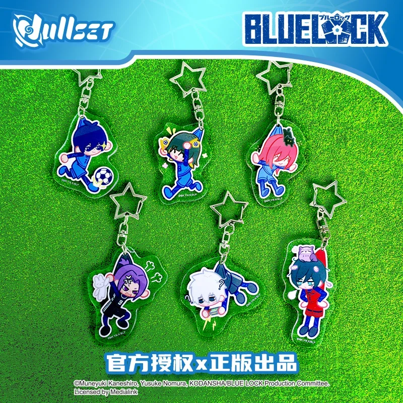 Anime BLUE LOCK Mikage Reo Chigiri Hyoma Cosplay Acrylic Keyring Cartoon Keychain Charm Key Chain Satchel Pendant Xmas Gift