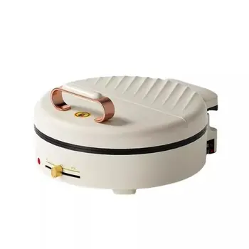 Elektrická pánev na palačinky, oboustranný ohřívač na snídani, kulatý stroj na palačinky, zavěšená pánev 10 nejlepší prodej oboustranná elektrická pánev - №2