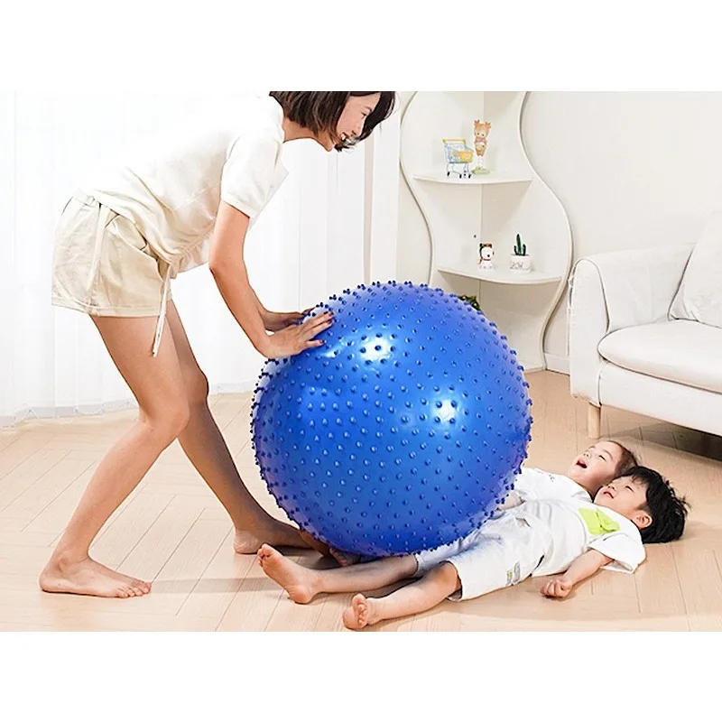 55cm Yoga Ball Exercise Gymnastic Fitness Pilates Ball Balance Exercise Gym Fitness Yoga Ball Indoor Training Yoga Ball Core