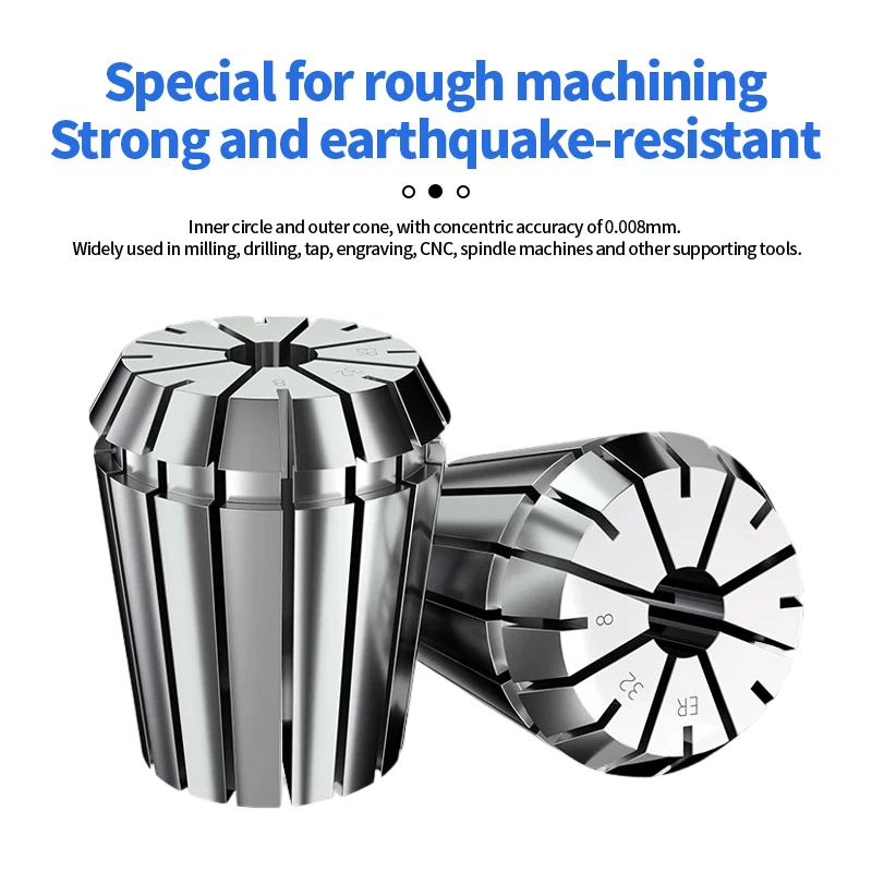 ER Pipe Clamp High-Precision AAA Grade ER11 ER16 ER20 ER25 ER32 Suitable For Milling Machine Tool Holder